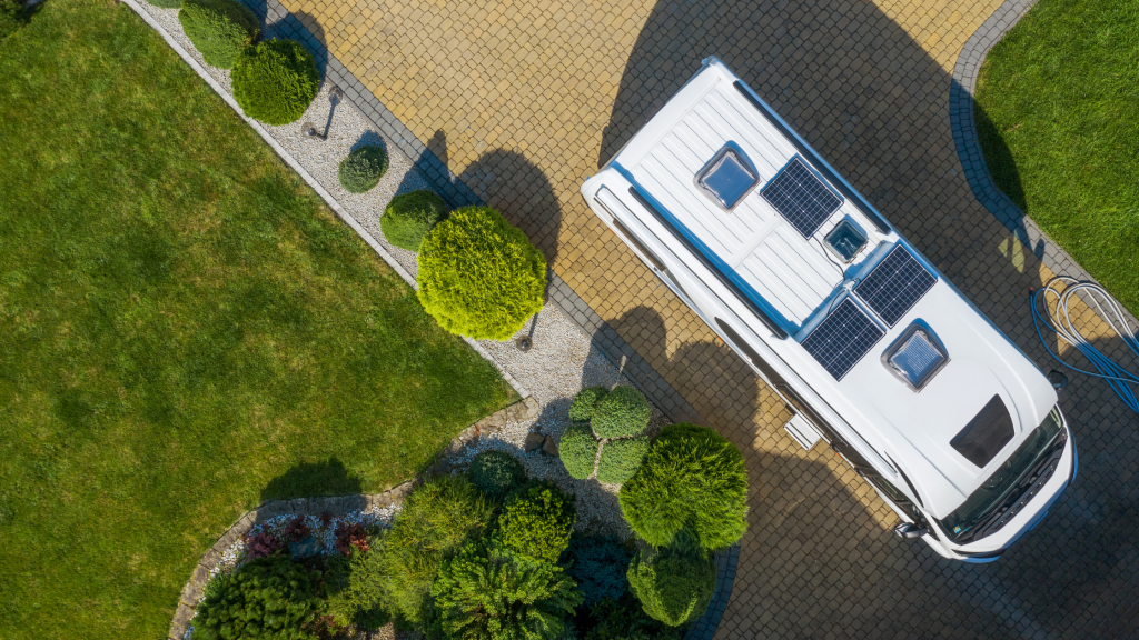 rv near house